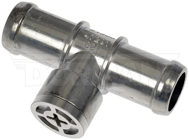 47291 – DORMAN Coolant Air Bleeder, OE Replacement 1/2 Inch Outlet Diameter 90 Degree Housing Neck Chrome Aluminum Wi...